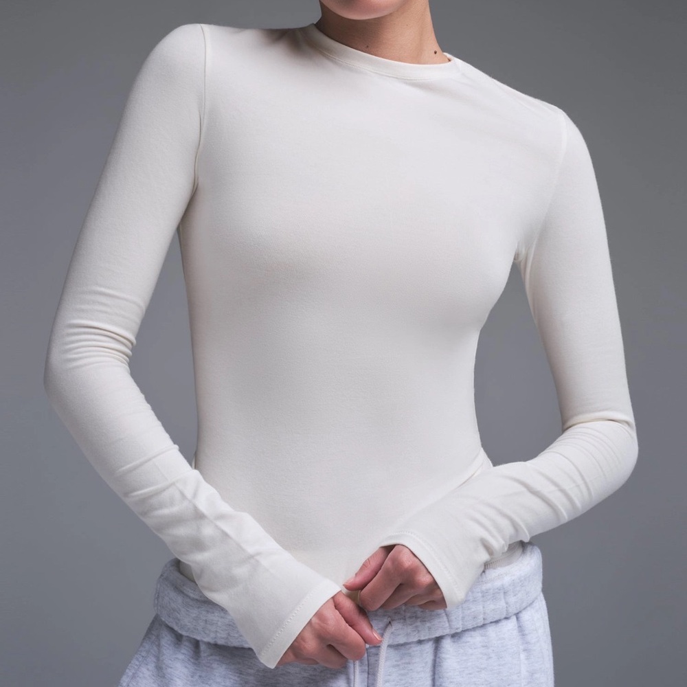 NWT Skims Cotton Jersey Long Sleeve
